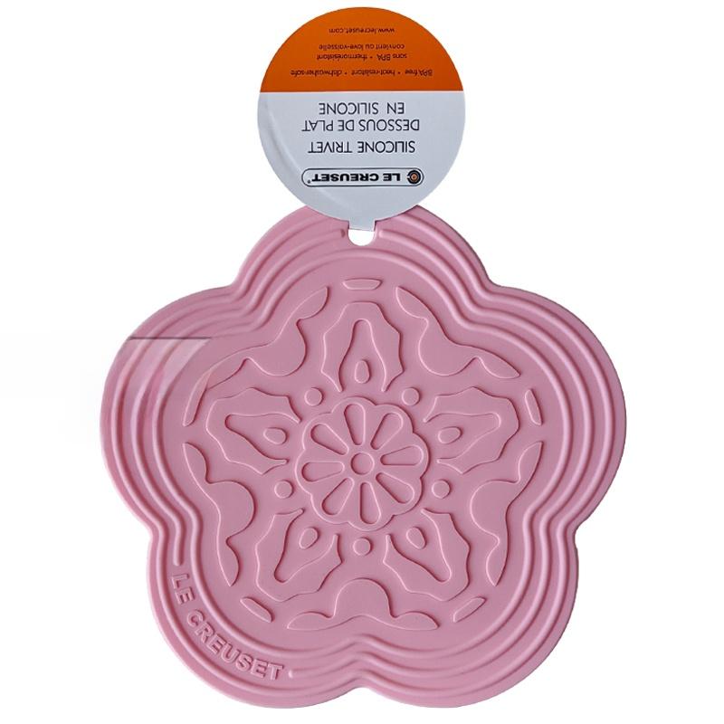 Le Creuset Cool Color Heat Resistant Silicone Mat High Temperature Resistant Table Mat Anti Scalding Pot Mat Dining Table Pad