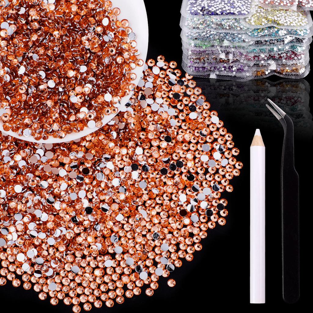 2Mm3Mm4Mm Flat Bottom Resin Drill Diy Handmade Mobile Phone Case Beauty Sticker Drill