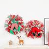 2024 New Years Elf Legs Figure Christmas Tree Decor for Wall Garland 40cm Christmas Wreaths with Plush Elf Legs Xmas Door Wreath