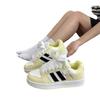 Hong Kong Style Niche Platform Couple Bread Shoes Female Ins Students Color Matching Versatile Moral Training Shoes 2025 New Board Shoes Tide