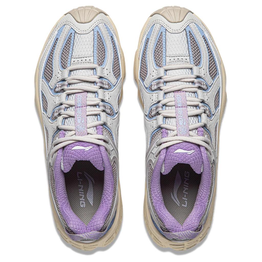 Li Ning Outdoor CF Tracing, Forest Shadow Abrasion Resistant Rebound Low top Hiking Shoes Women's Gray AHTW030-2