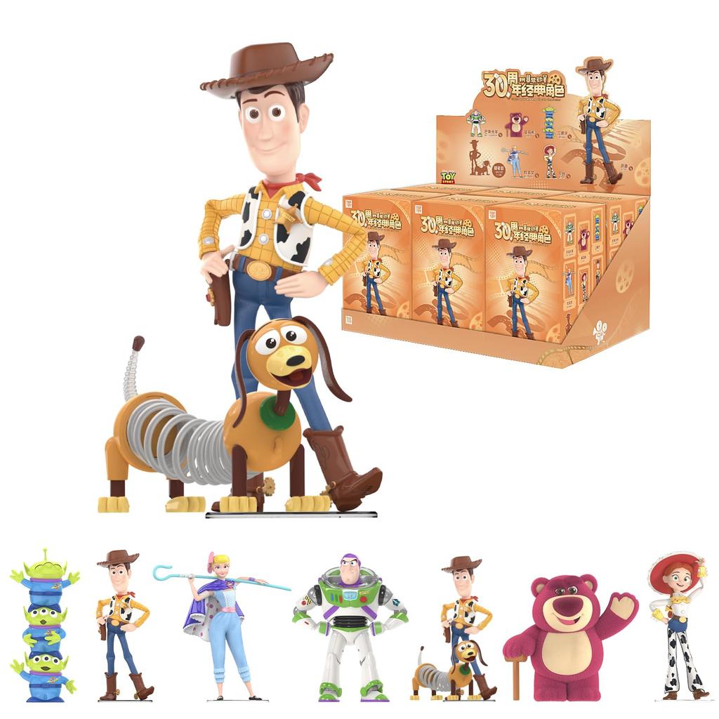 TOP TOY Disney Toy Story 30th Anniversary Series Box 6 Gachapon Blind Box Figure Soft Vinyl PVC Premium Toy Birthday Present Christmas Gift [Assorted