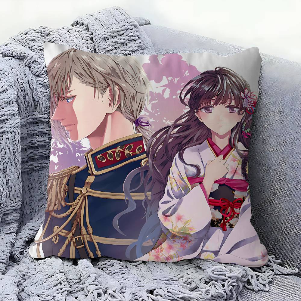 Anime-M-My Happy Marriage Pillow Anime Pillow Sofa Bed Head Pillow Cover Cushion Cover 45x45 Cm Fashion