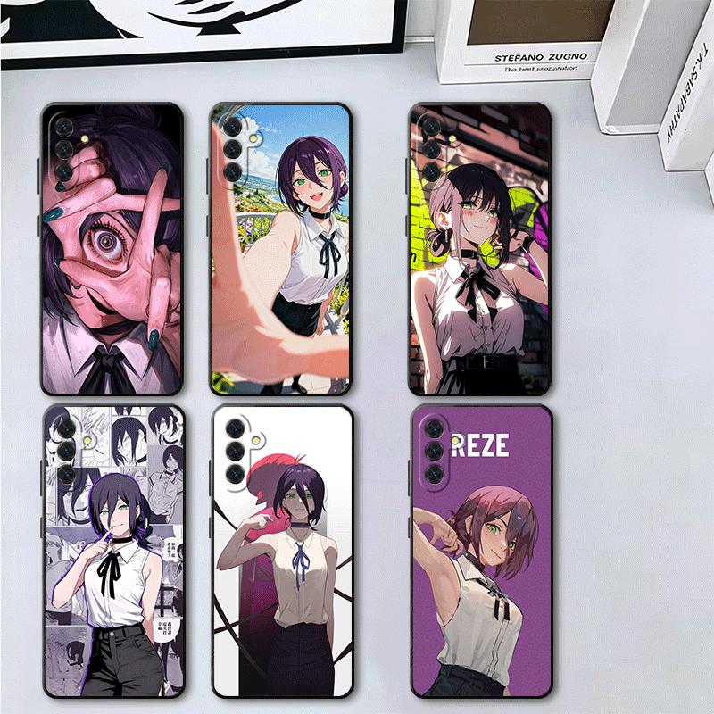 Anime Character R-Reze CSM Soft Phone Case for Samsung A17 A37 A57 A16 A26 A36 A56 A15 A25 A35 A55 A14 A24 A34 A54 A13 A23 A33 A