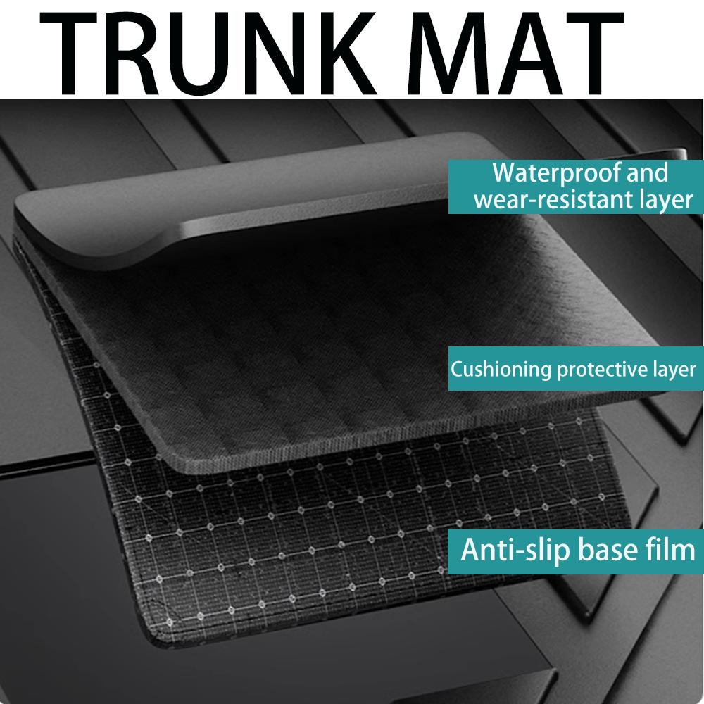 For Zeekr X 2023~2026 2024 2025 Car TPE Waterproof Trunk Mat Trunk Cover Anti- Scratch Protection Interior Accessories