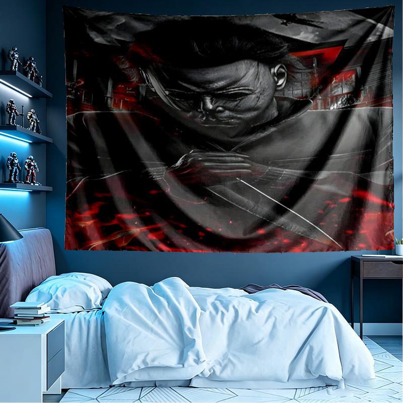 Jason Voorhees Print Tapestry, Lightweight Wall Hanging, for Bedroom, Dorm, Living Room, Home Art Decor, Birthday Christmas Gift for Friends