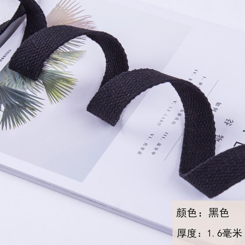 

Новий 1 метр 38 мм Полотняна стрічка Ремінь Сумка Бавовняна тасьма Поліестер/Бавовняна тасьма Рюкзачна стропа Шиття Сумка Ремінні аксесуари 38mm чорний