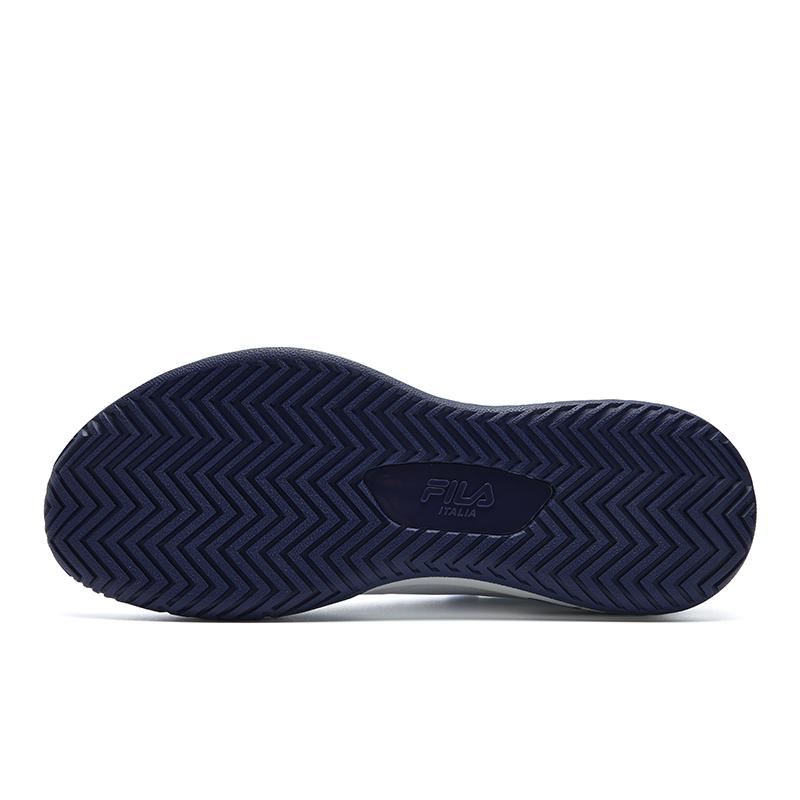 Fila Cushioning Abrasion Resistant Breathable Coverage Lightweight Low Top Tennis Shoes Men's White A12M611501FWT