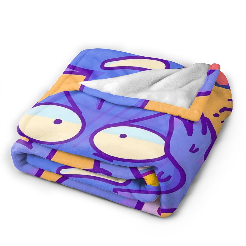 Four BFDI Animated Blankets Plush Awesome Warm Throw Blanket for Home Winter