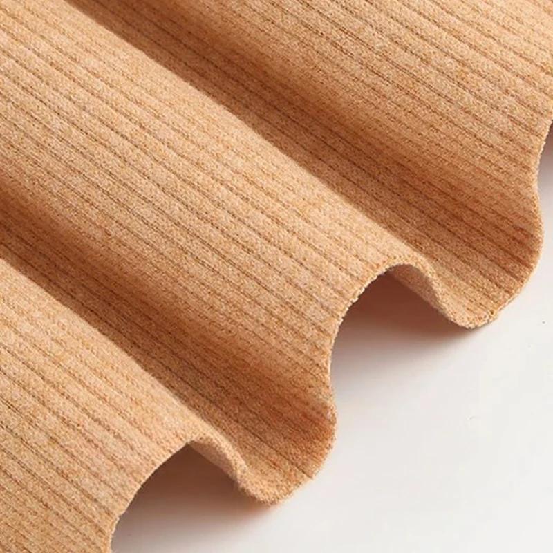 100x160cm Elastic Imitation Cashmere Knitted Fabric Woolen Spandex Thick Rib Fabric For Diy Sewing Winter Warm Cardigan Sweaters