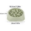 Non-Slip Dog Slow Feeder Bowl Anti-Choking Pet Food Bowl for Dogs Cats Puppy Interactive Feeding Dish