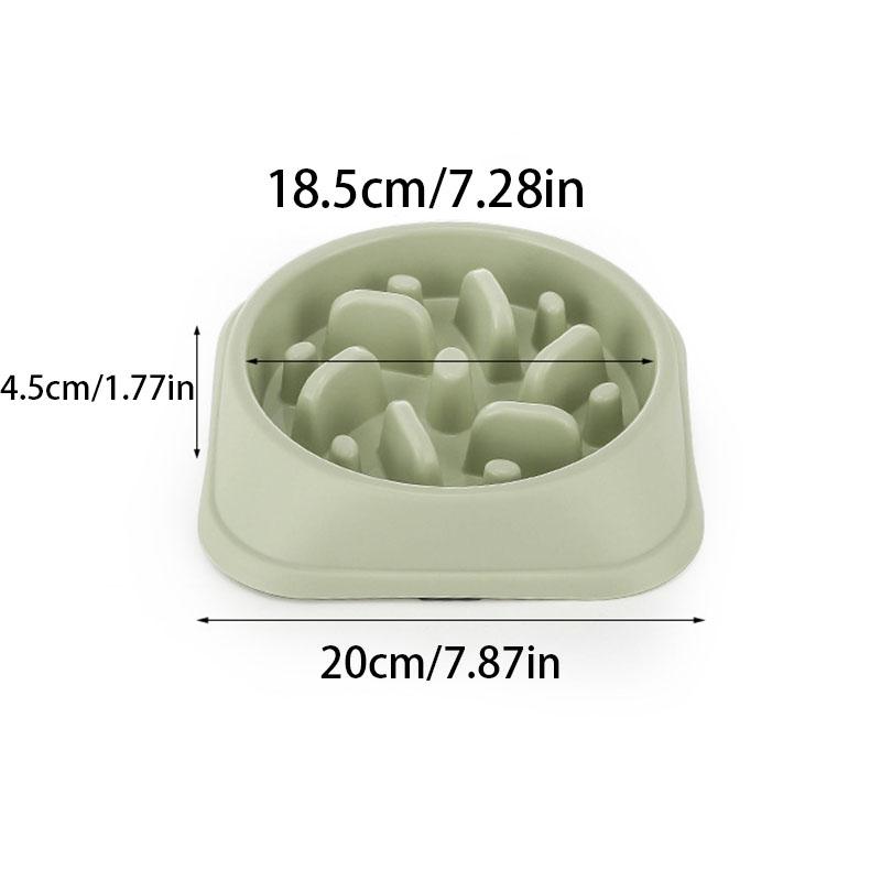 Non-Slip Dog Slow Feeder Bowl Anti-Choking Pet Food Bowl for Dogs Cats Puppy Interactive Feeding Dish