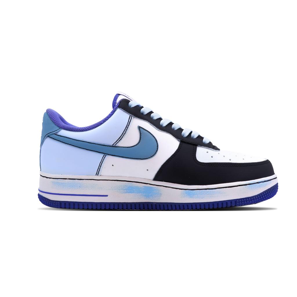 Nike Air Force 1 Abrasion Resistant Lightweight Slip Resistant Low Top Skateboard Shoes Men's Blue DH7561-104(Team147-)