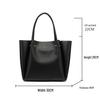 Z-Family Women's College Style Large Tote Handbag - Versatile Single Shoulder Bag for Commuting and Shopping