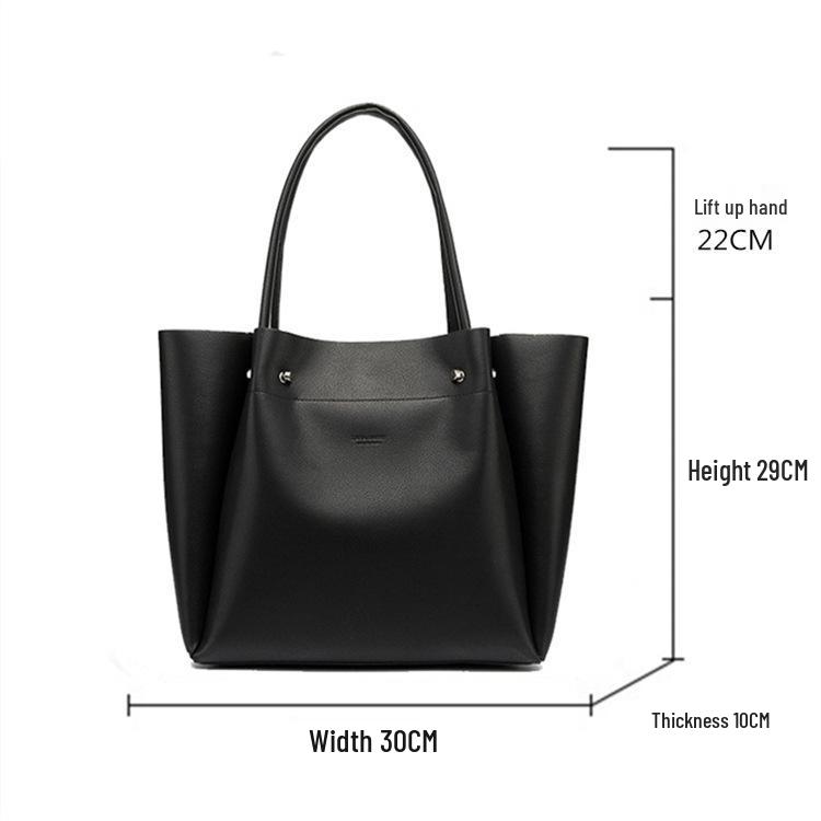 Z-Family Women's College Style Large Tote Handbag - Versatile Single Shoulder Bag for Commuting and Shopping