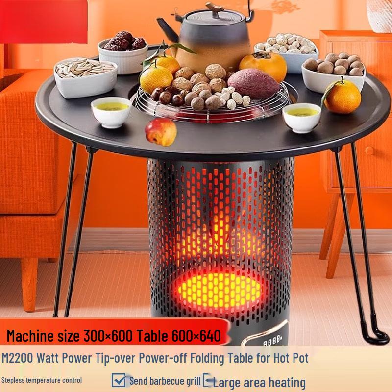 ZISIZ Elevated Five-Sided Tea Stove Heater