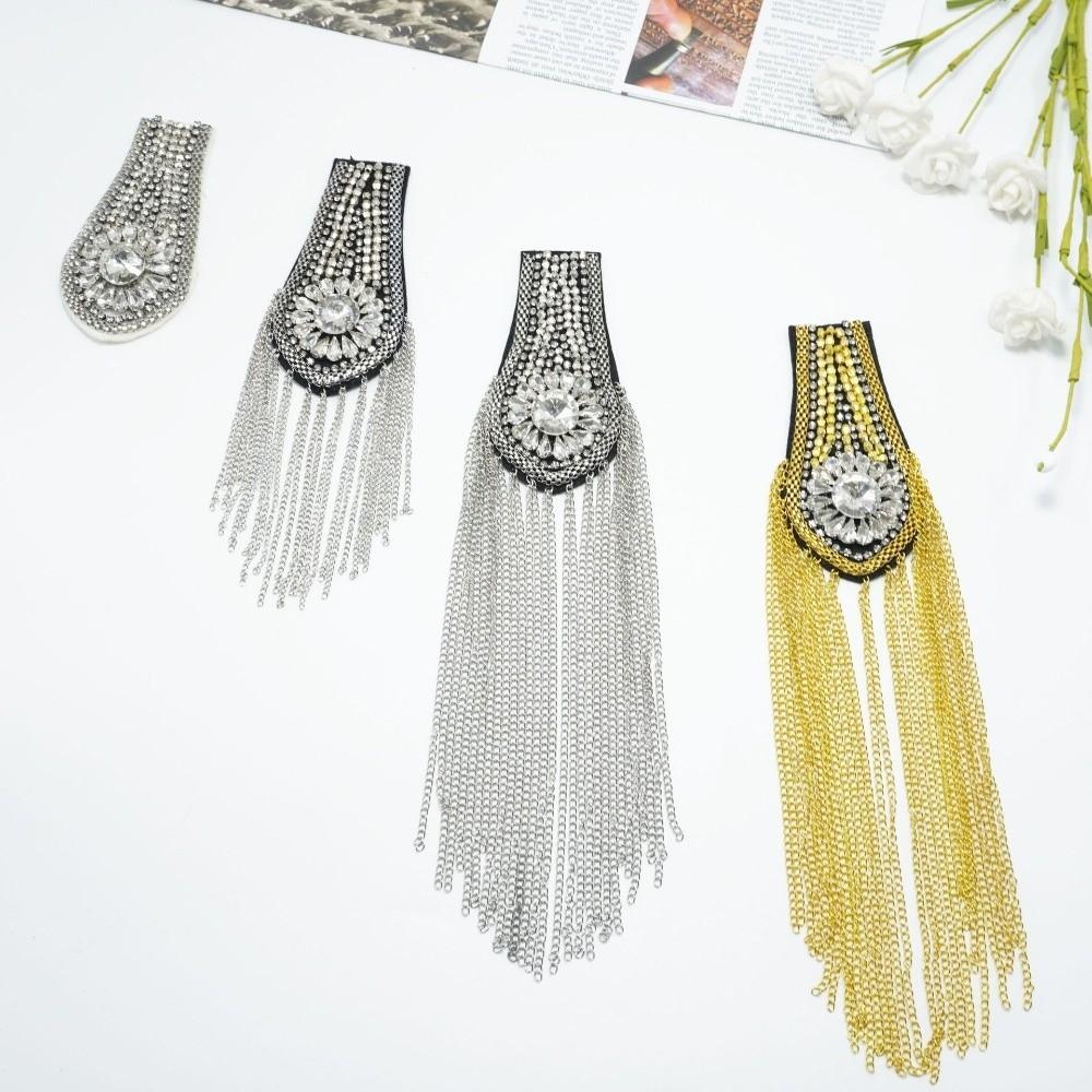 Brooch Tassel Chain Shoulder Board Epaulet Epaulette Retro Fringe Shoulder Mark Gift