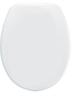Iris universal white toilet seat