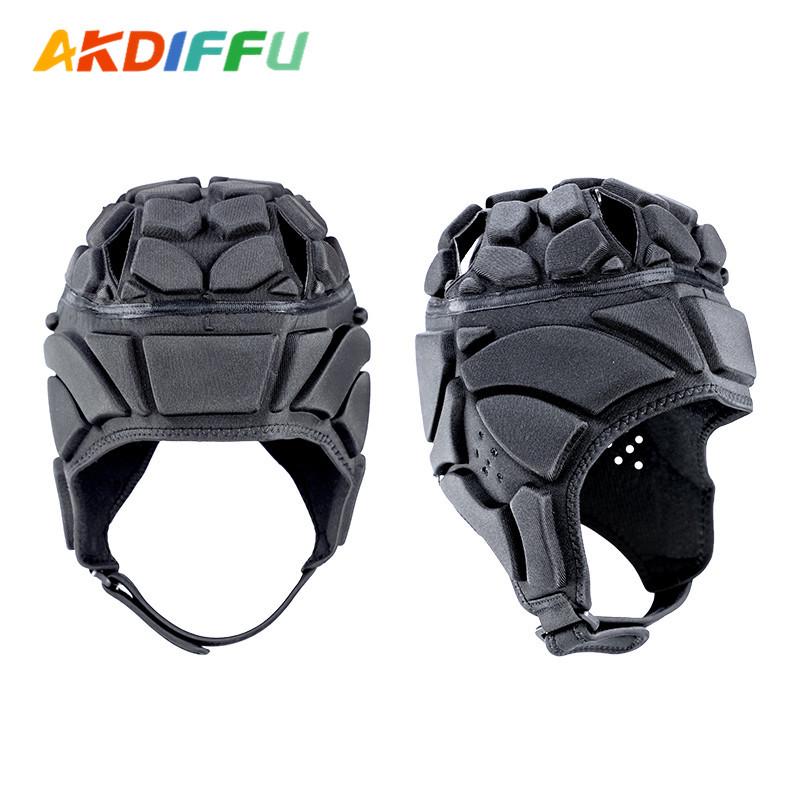 Rugbyhelm im britischen Stil: Aufprallschützende Schutzkopfbedeckung für Torhüter und Soft-Fußballtraining