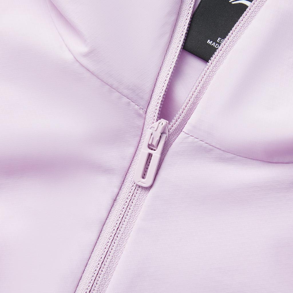 Li Ning Fitness Series Solid Color Zipper Hooded Comfortable Breathable Versatile Sports Jacket Women Jacket Twilight-Purple AFDV154-2