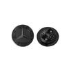 57mm Aluminum ABS Car Flat Hood Emblem Sticker Front Badge Logo Decor Accessories For Mercedes Benz AMG W206 W220 W205 W210 W108 GM1