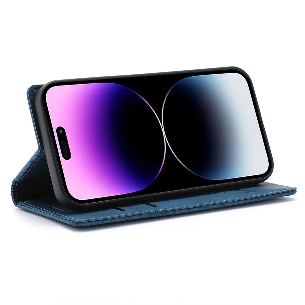 Für iPhone 16 Pro Max Brieftasche Handyhülle Magnetverschluss Leder Klapphülle