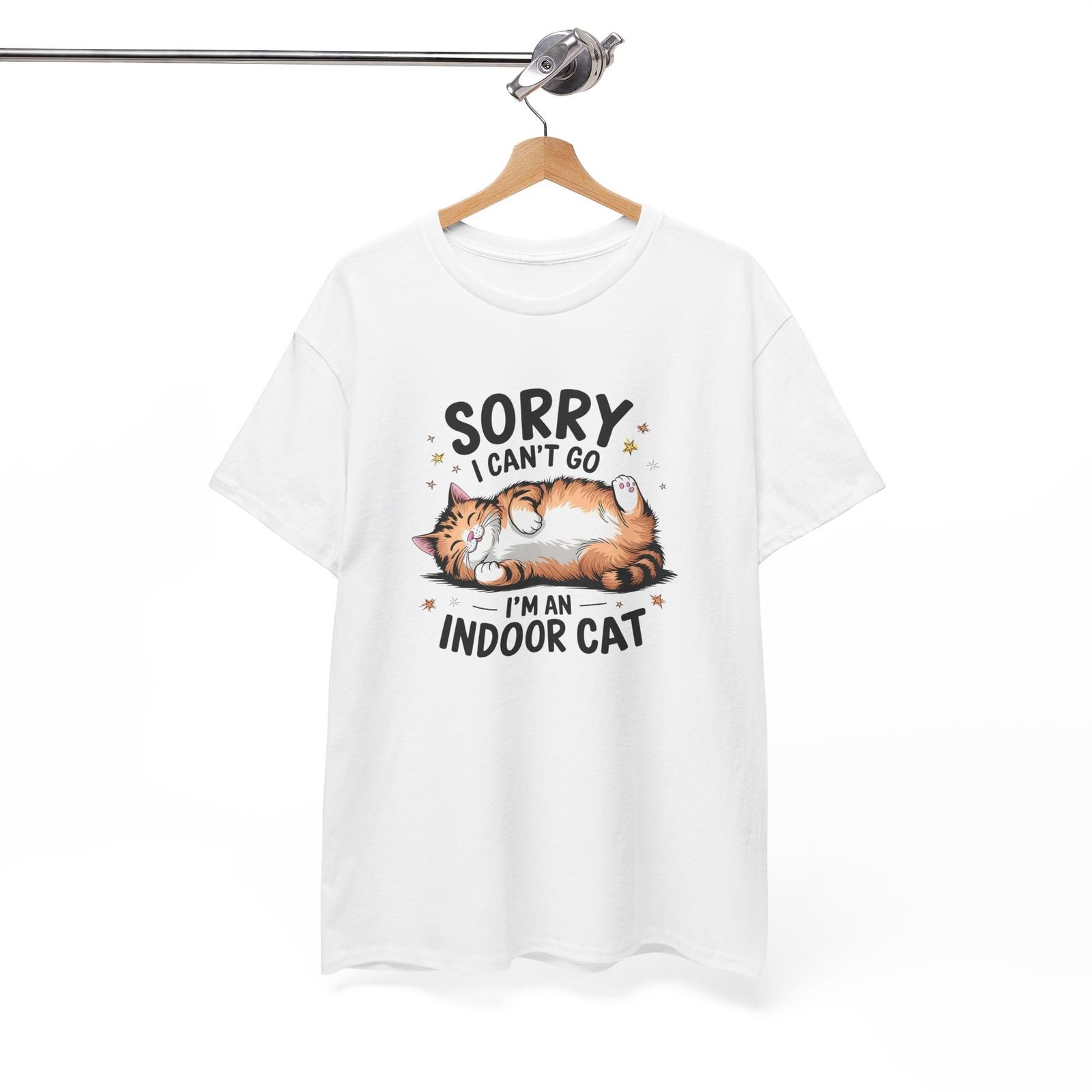 Random Funny T-Shirt - Unexpected & Witty Tee Sorry I cant go Im an indoor Unisex T-Shirt M