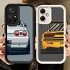 JDM Sports Cars Minimalist Design Soft Phone Case for Xiaomi Redmi Note 15 14 13 12 11 Pro Plus 10S 11S 4G 11T 5G Shell Silicone