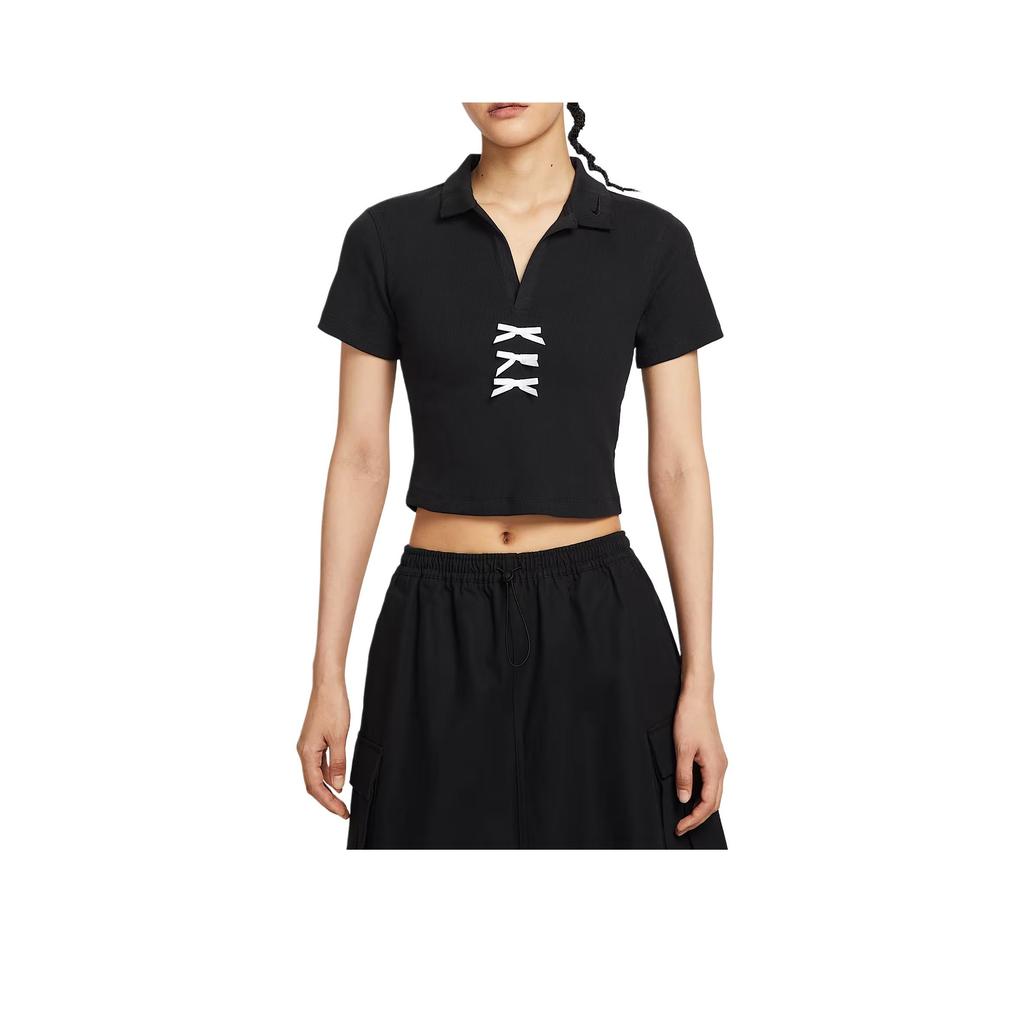 Nike Sportswear Polo Fashion Slim Fit Short Sleeve T-Shirt Women Tops IM3393-010