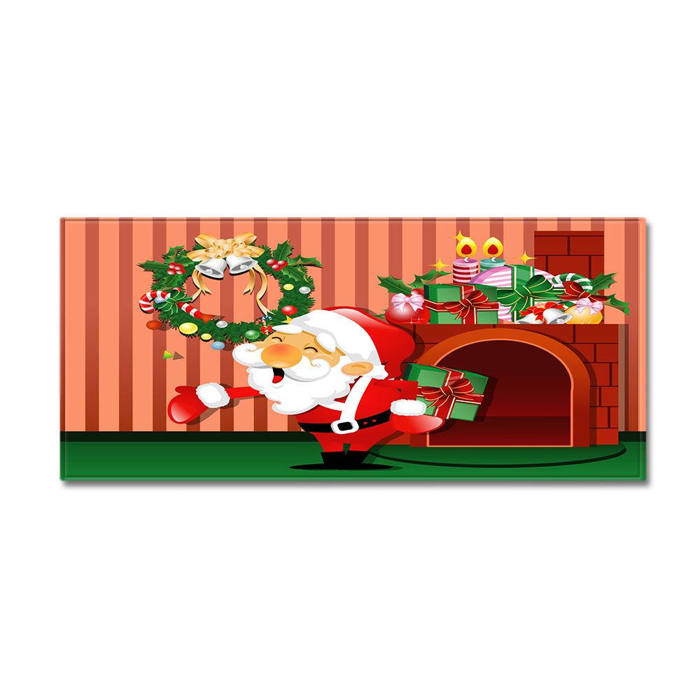 Christmas Kitchen Sand Carpet Doormat Long Floor Mat