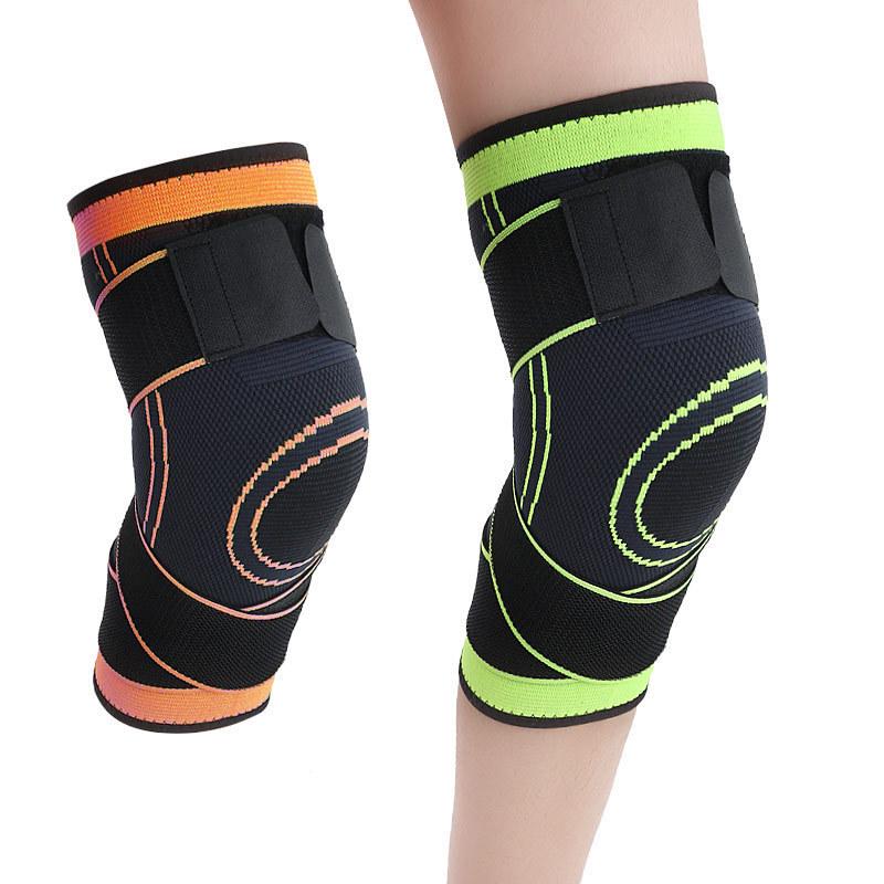 Breathable Knit Compression Athletic Knee Pads for Winter Sports