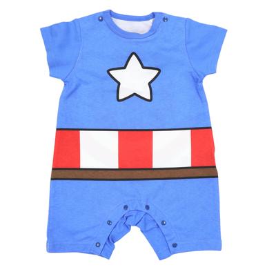 Trompete All Captain America Cosplay Coverall Baby Clothes Boys Girls 80 [Marvel] Spider-Man T-All
