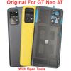 Original Battery Cover For Realme GT Neo 3T Back Lid Neo3T Rear Door Housing Panel + Camera Lens Adhesive LOGO