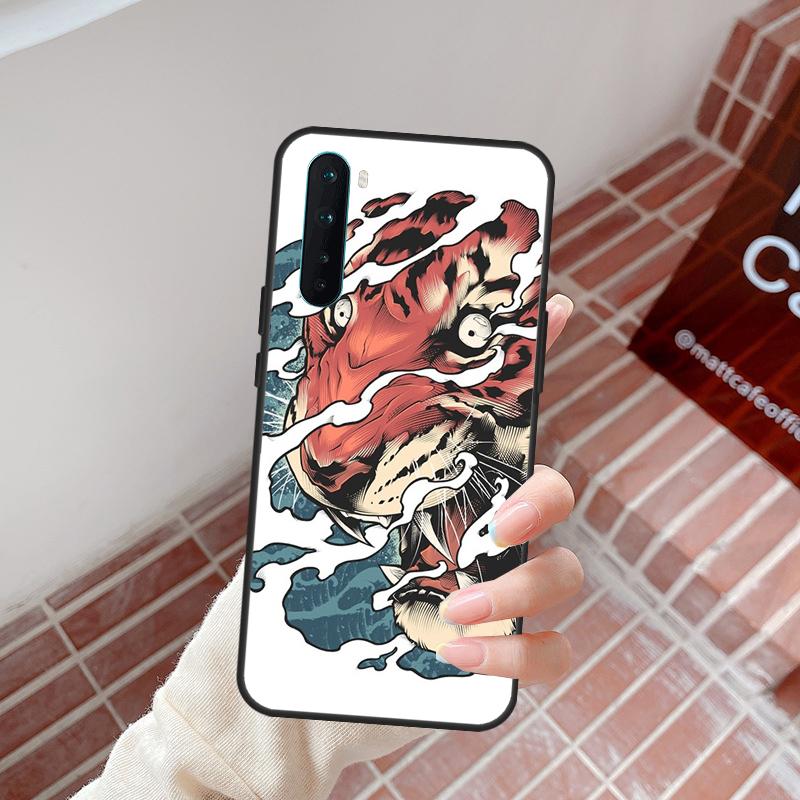 Japanese Tiger Case For OnePlus Nord 5 CE 2 3 4 Lite N20 N30 OnePlus 15 13 12 11 10R 13R 10T 13T 12R Cover