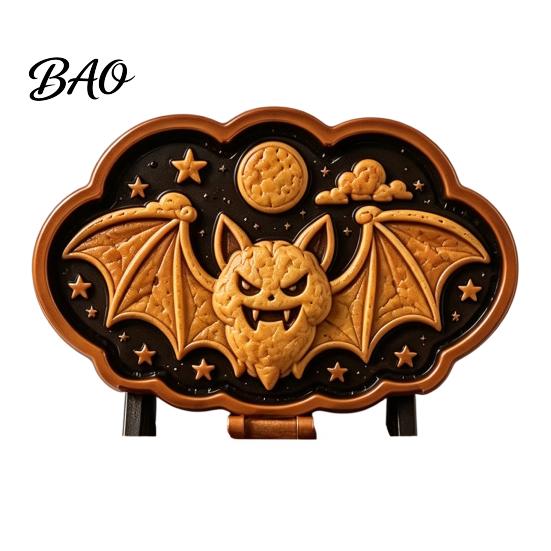Halloween Cookie Cutters for Pastry Mini Pie Press Mold, Hand Cutter Holiday Baking, Molds Baking Party DIY Dessert Tool, Non-Stick Mold Kids Kitchen