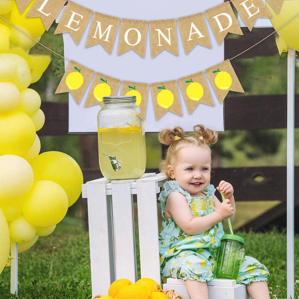Brighten Up Lemonade Stand Decorations Lemonade Theme Party Decor Summer Vibes Lemonade Note Nursery Room Decor