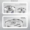 TEMU Smart Stainless Steel Pet Water Fountain - Silent Automatic Cat Water Dispenser