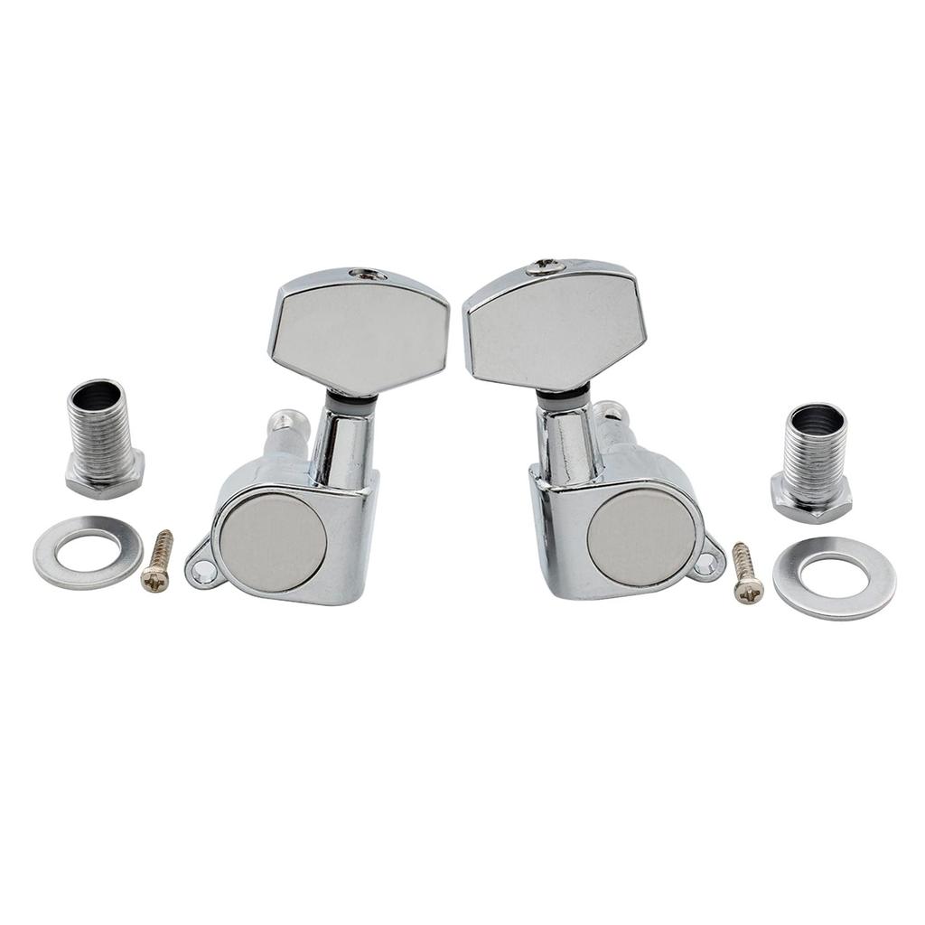 Musiclily 3x3 Guitar Tuners for ElectricAcoustic Guitars, Chrome