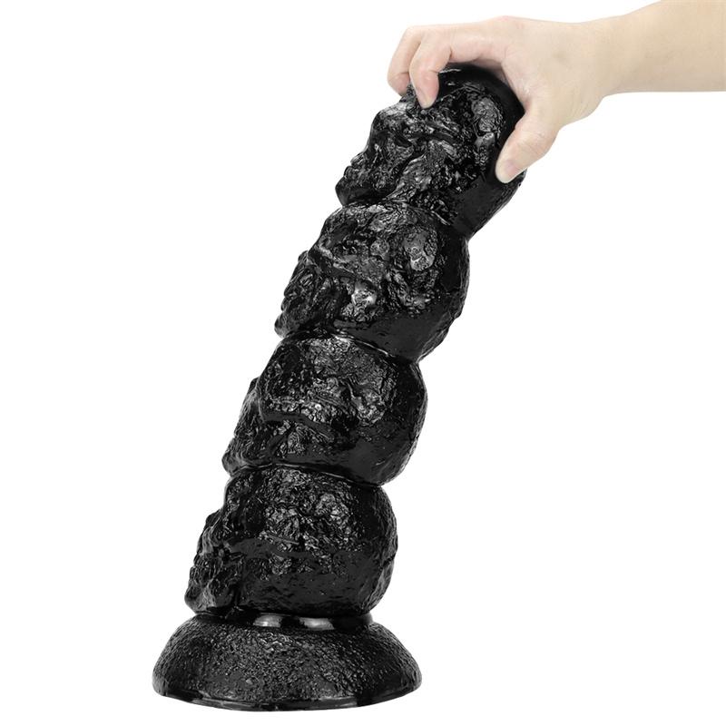 11cm Skull Oversized Anal Plug Penis Shaped Anal Plug Alternative Anal Dilator Huge Chrysanthemum Masturbation Device