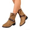 Women's Autumn New Simple Comfortable Retro Boots for Daily Leisure Lightweight Versatile Women's Boots