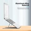 7 level Adjustable Laptop Stand Portable Aluminum Alloy Laptop Stand Foldable Non slip Notebook Holder Silver