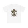 Fishing Cross Graphic T Shirt Unisex Heavy Cotton Tee