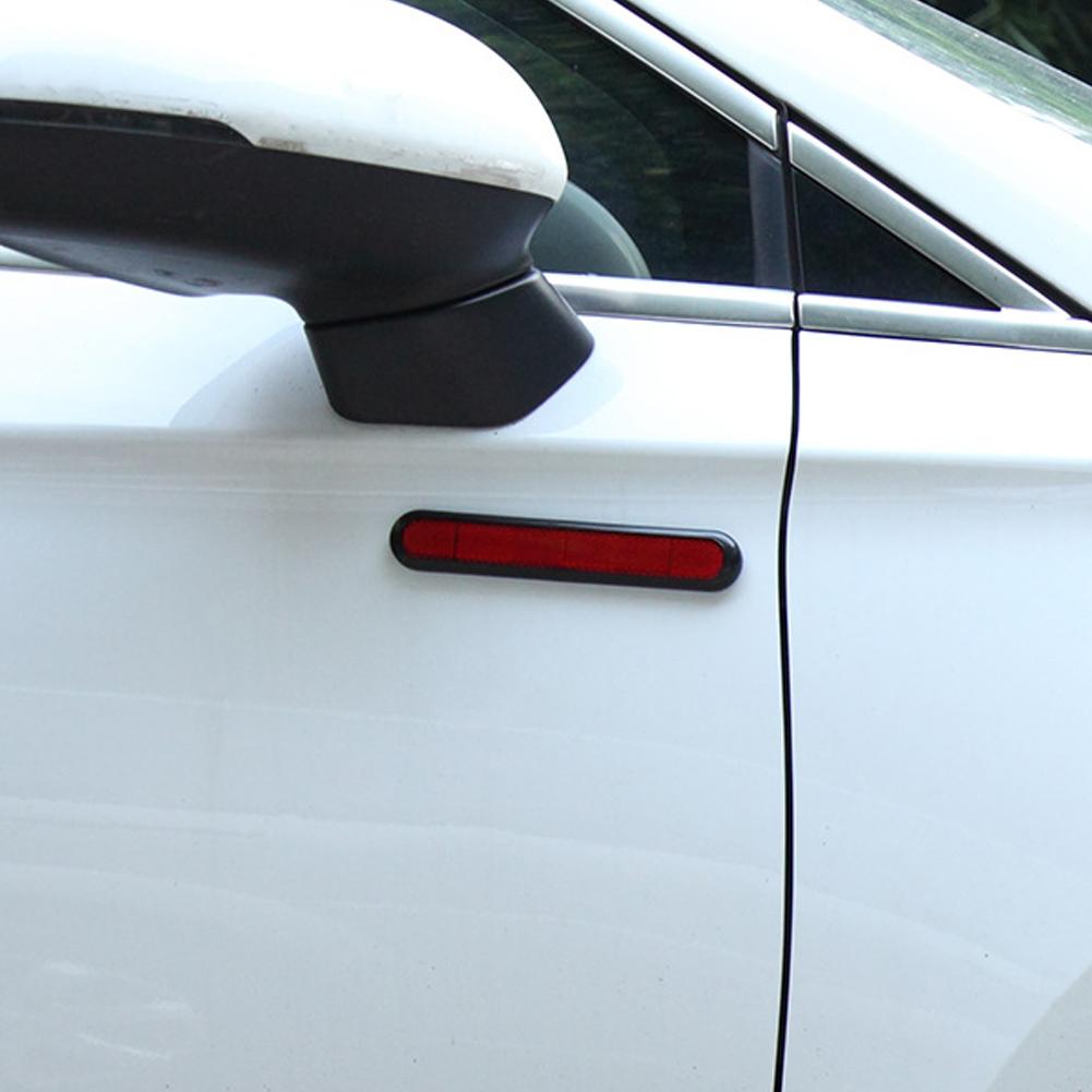 2X Reflective Car Bumper Reflector Motorcycle Front Fork Reflector Sticker Warning Reflectorized Sign Motorcycle Car