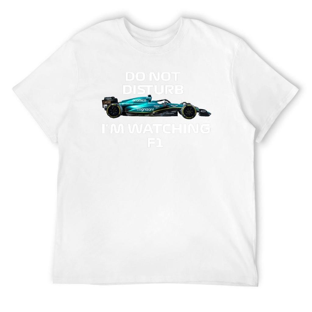 Do Not Disturb I′m Watching F1 Fernando Alonso T-Shirt Graphic T Shirts Anime T Shirts Baggy Shirts Mens Workout