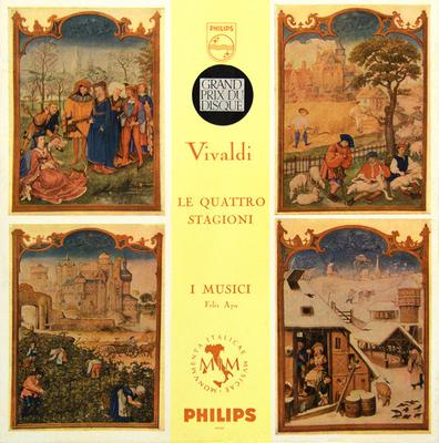 LP Record ANTONIO VIVALDI  I MUSICI  FLIX   Le Quattro Stagioni A00301L Philips Netherland Classical Used