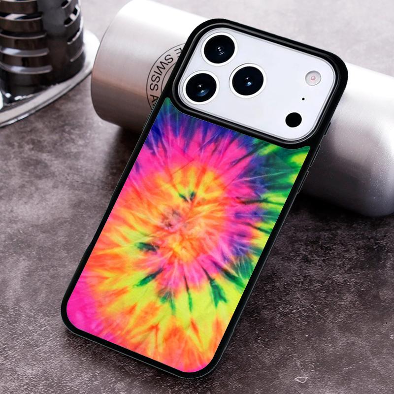Colorful Tie Dye Rainbow Phone Case For iPhone 17 16 15 14 13 12 11 Pro Max Plus 17Air Soft Silicone Cover