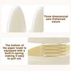 Practical Household Tissue Holder Cute Rabbit Shape Box, Decorative Plastic Facial Dispenser, Round Bunny Ear Box Cream Style Napkin Case for