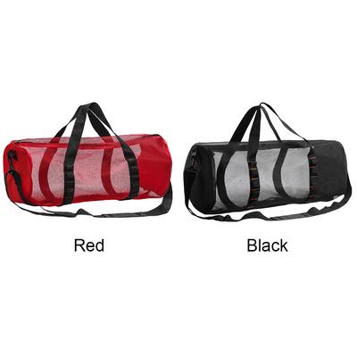 Fins Storage Carrying Tote with Zipper Scuba Diving Gear Storage Bag Mesh Dive Beach Bag for Scuba Surfing Snorkeling Equipment