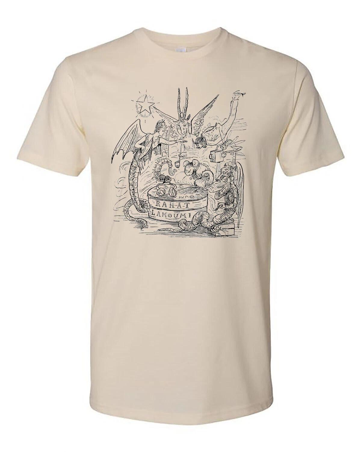 Коттедж Cult Clothing Футболка 100% Хлопок Оккультный Гот Ведьма Rahat Lakoumi XL