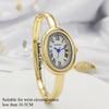 Top Brand Women Oval Dial Small Watch Fashion Adjustable Steel Strap Quartz Wristwatch Relogio Feminino Gifts Dropshipping